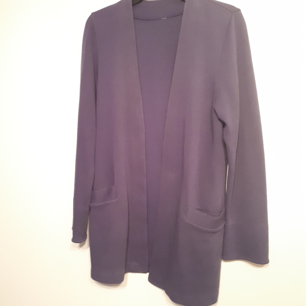 Blue cardigan